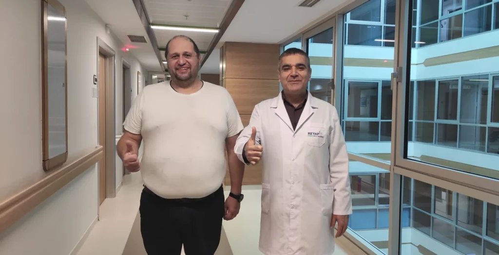 Hasta öncesi ve sonrası